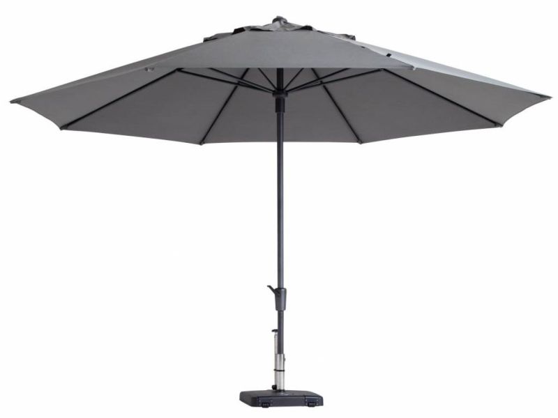 Stokparasol Timor dia. 400 cm light grey zonwering - Madison