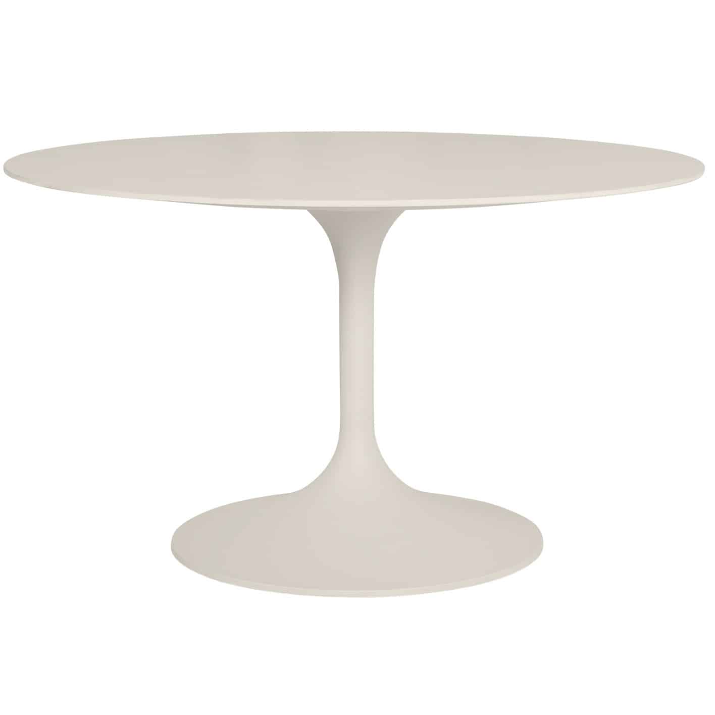 suns nova low dining tuintafel 150xh69 cm rond sintered stone camel sand