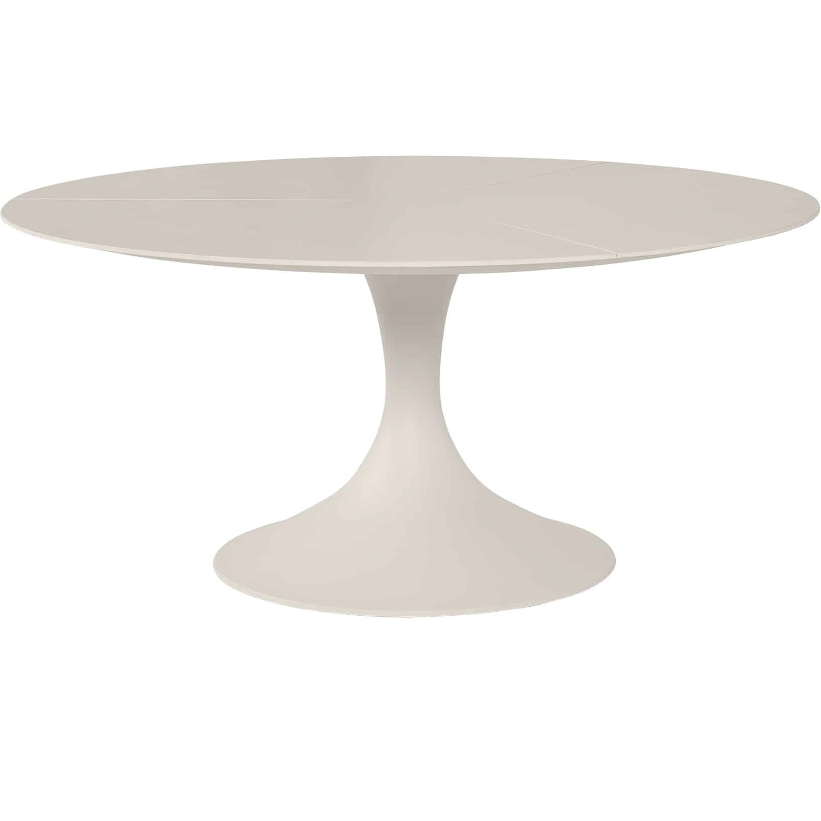 suns nova low dining tuintafel 170xh69 cm rond sintered stone camel sand