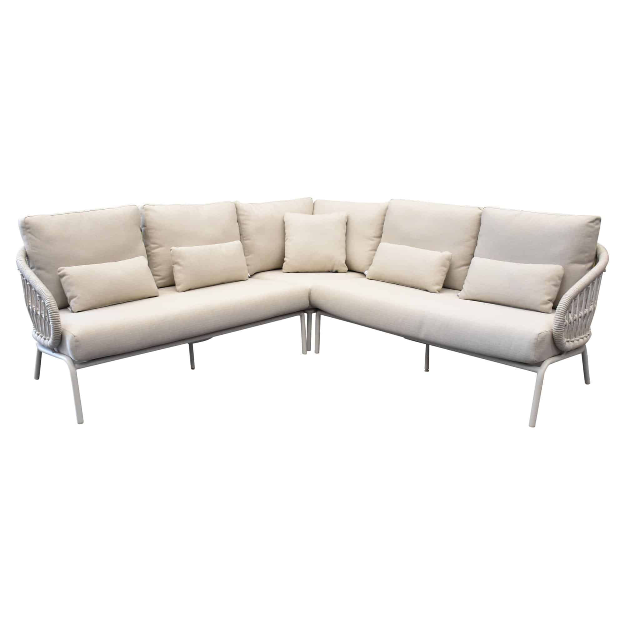 suns tosca hoek loungeset 3 delig camel sand rope