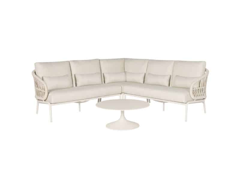 Suns Tosca hoek loungeset 4 delig camel sand rope