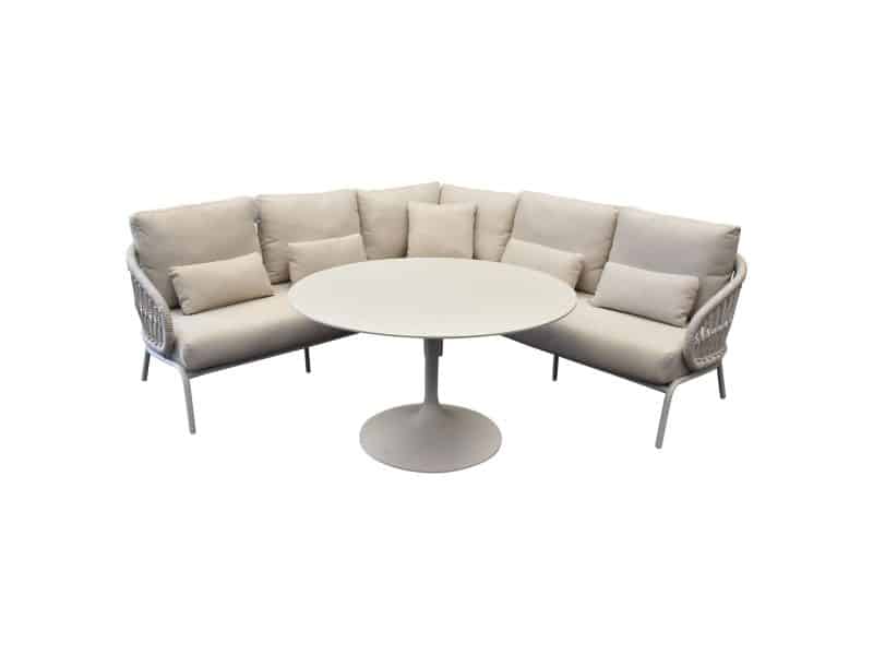 Suns Tosca hoek loungeset 4 delige camel sand rope