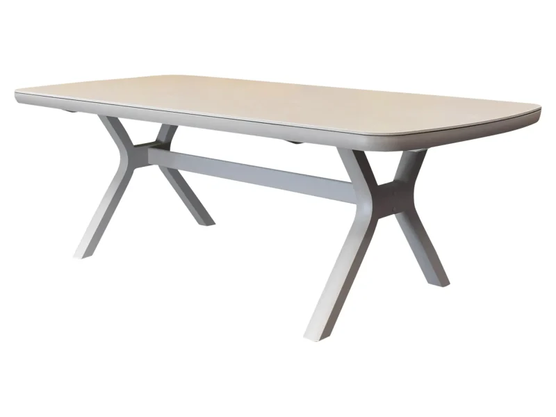Vespera dining tuintafel 220x100xH74 cm latte