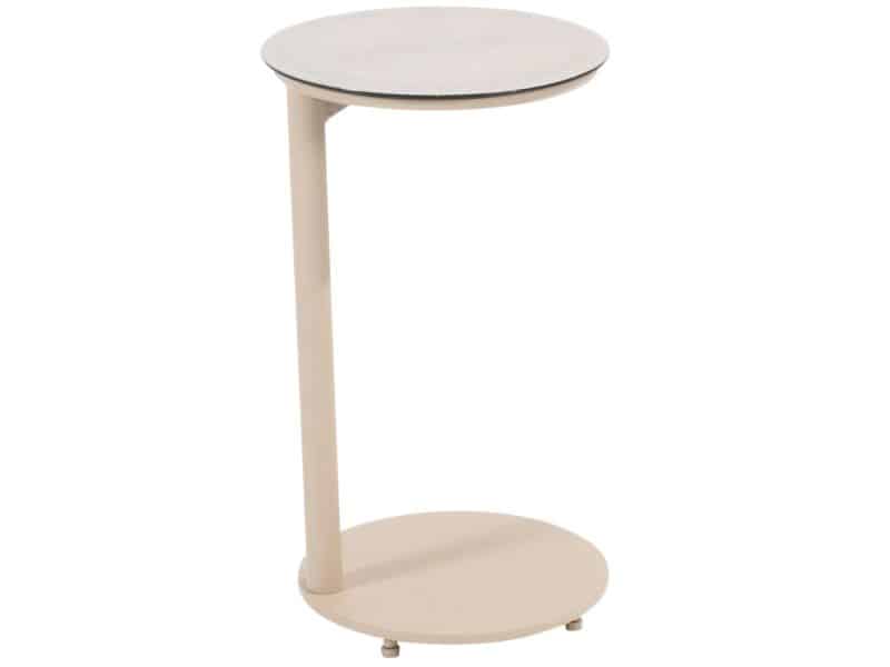 Vic bijzettafel 30xH50 cm printed ceramic latte Taste 4SO