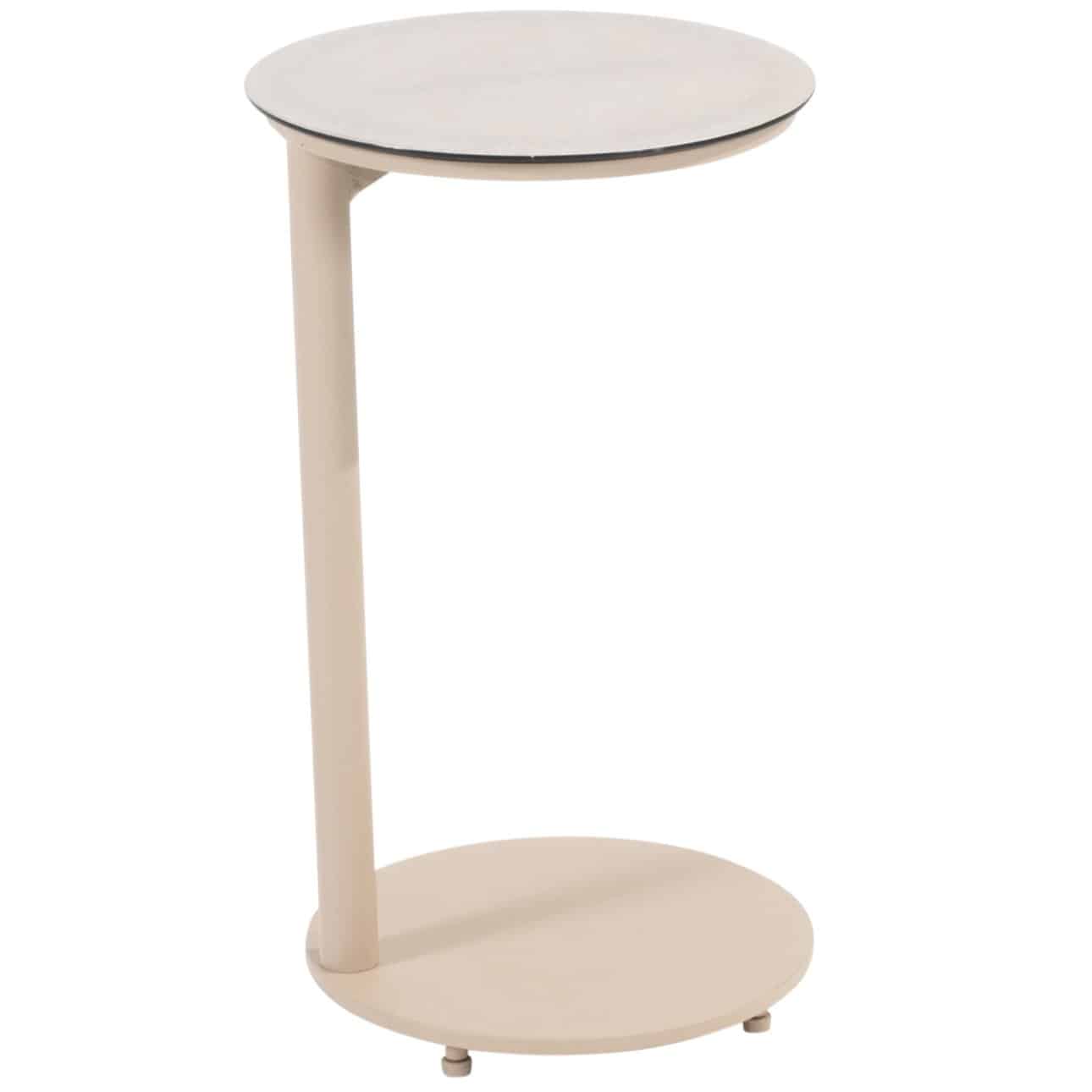 vic bijzettafel 30xh50 cm printed ceramic latte taste 4so