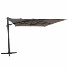 vrijhangende zweefparasol malta 300x400cm taupe