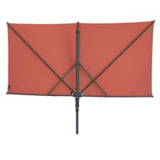 vrijhangende zweefparasol sun square 250×125 (terra)