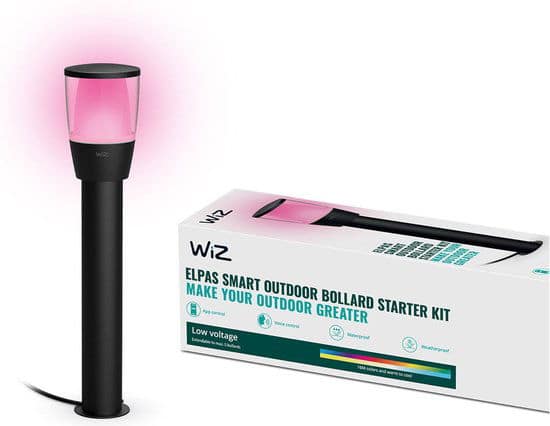 wiz elpas 12v bollard starter kit eu c philips