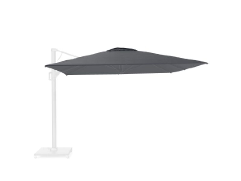 Zweefparasoldoek Platinum Beaufort Premium 320x320cm (Faded black)