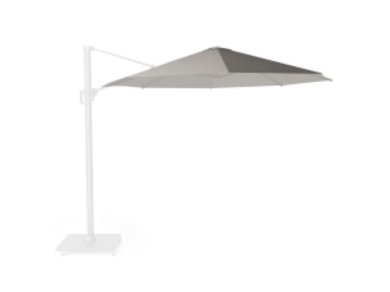 Zweefparasoldoek Platinum Challenger T1 Premium 350cm rond (Manhattan grey)
