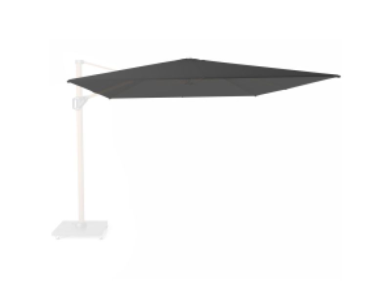 Zweefparasoldoek Platinum Challenger T1 Premium 400x300cm (Faded black)