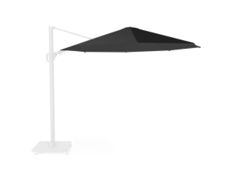 Zweefparasoldoek Platinum Challenger T2 350cm rond (Black)