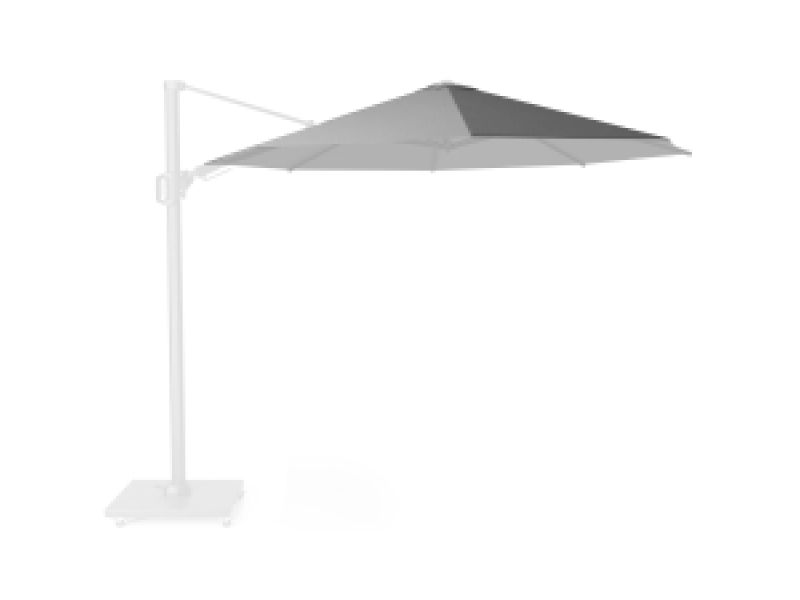 Zweefparasoldoek Platinum Challenger T2 Premium 350cm rond (Manhattan grey)