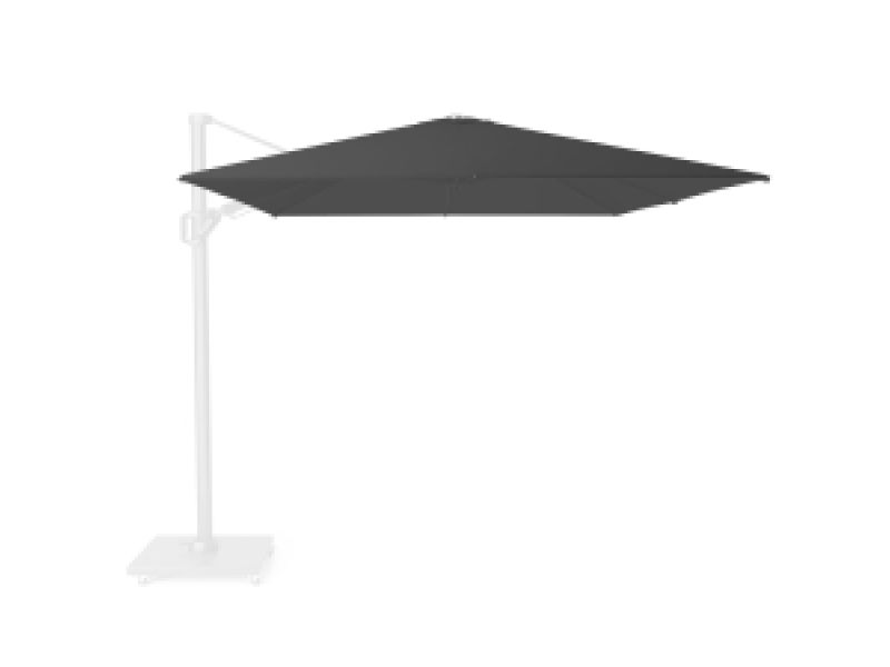 Zweefparasoldoek Platinum Challenger T2 Premium 350x260cm (Faded black)