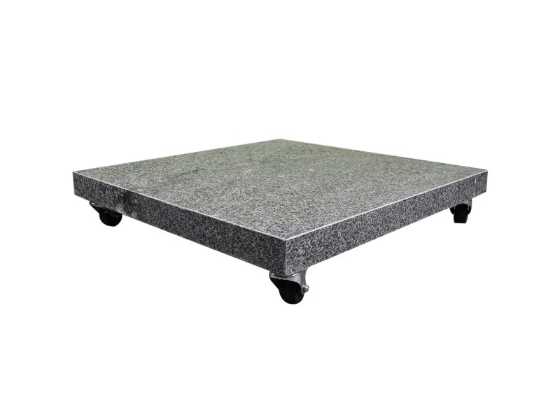 AVH Parasolvoet 75 kg met 4 wielen graniet