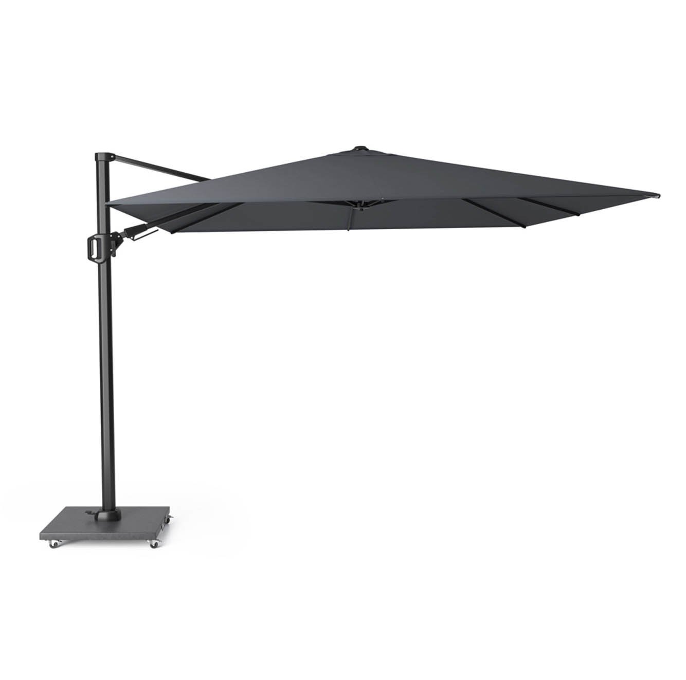 challenger t² zweefparasol | 300x300cm | antraciet