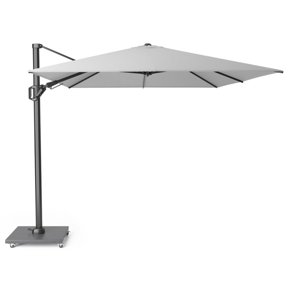 challenger t² zweefparasol | 350x260cm | light grey