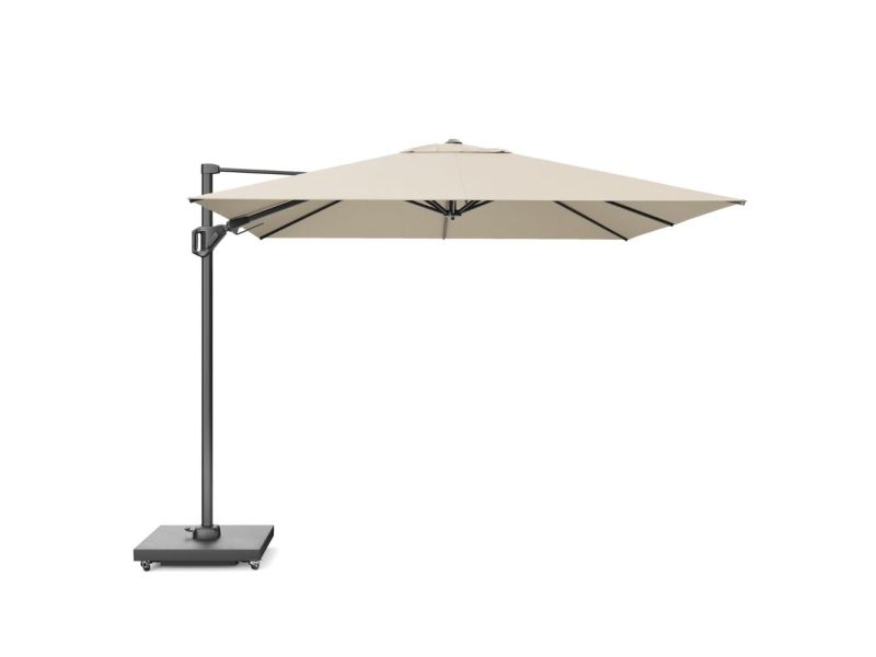 Challenger T² zweefparasol - premium doek | 350x260cm | Champagne