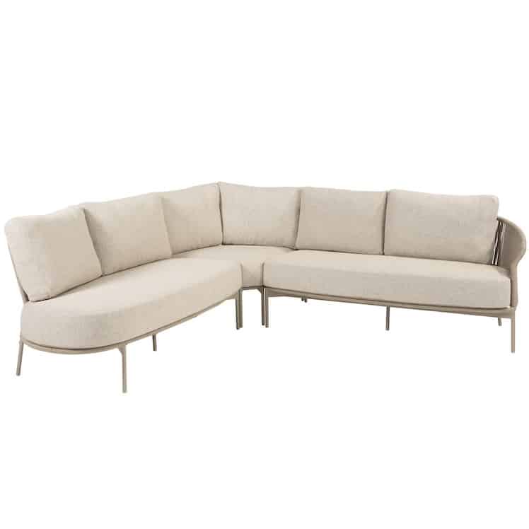 florence hoek loungeset 3 delig latte rope taste 4so