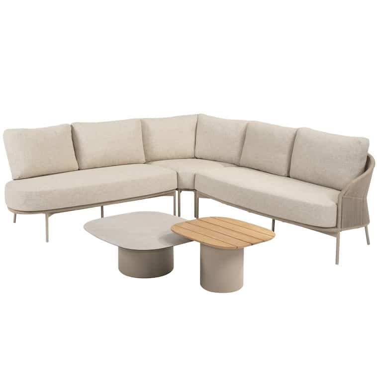 florence hoek loungeset 5 delig latte rope taste 4so
