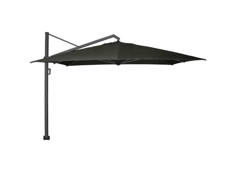 Icon premium zweefparasol 400x300 cm faded black
