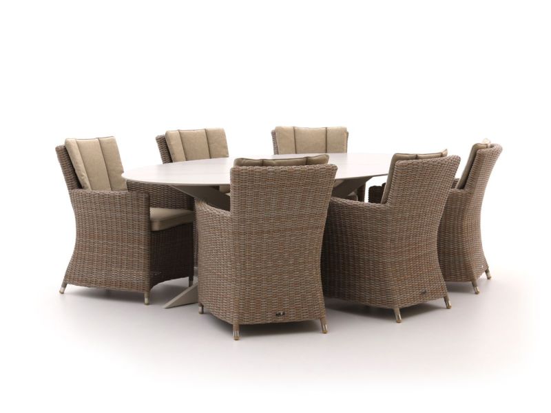 Intenso Adriano/Furato ellips 240cm dining tuinset 7-delig - Laagste prijsgarantie!