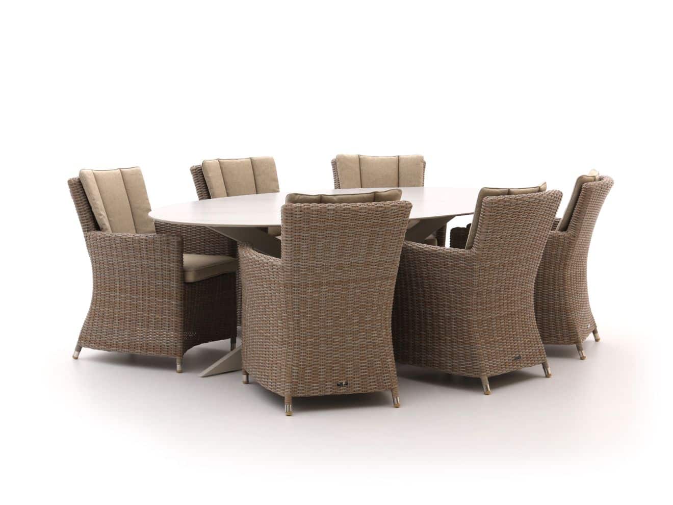 intenso adriano/furato ellips 240cm dining tuinset 7 delig laagste prijsgarantie!