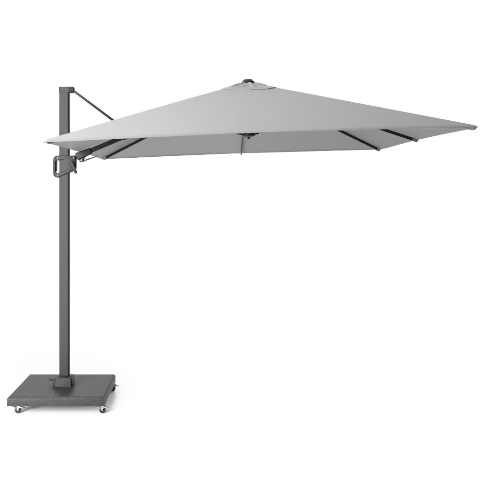 milano t² zweefparasol | 300x300cm | light grey