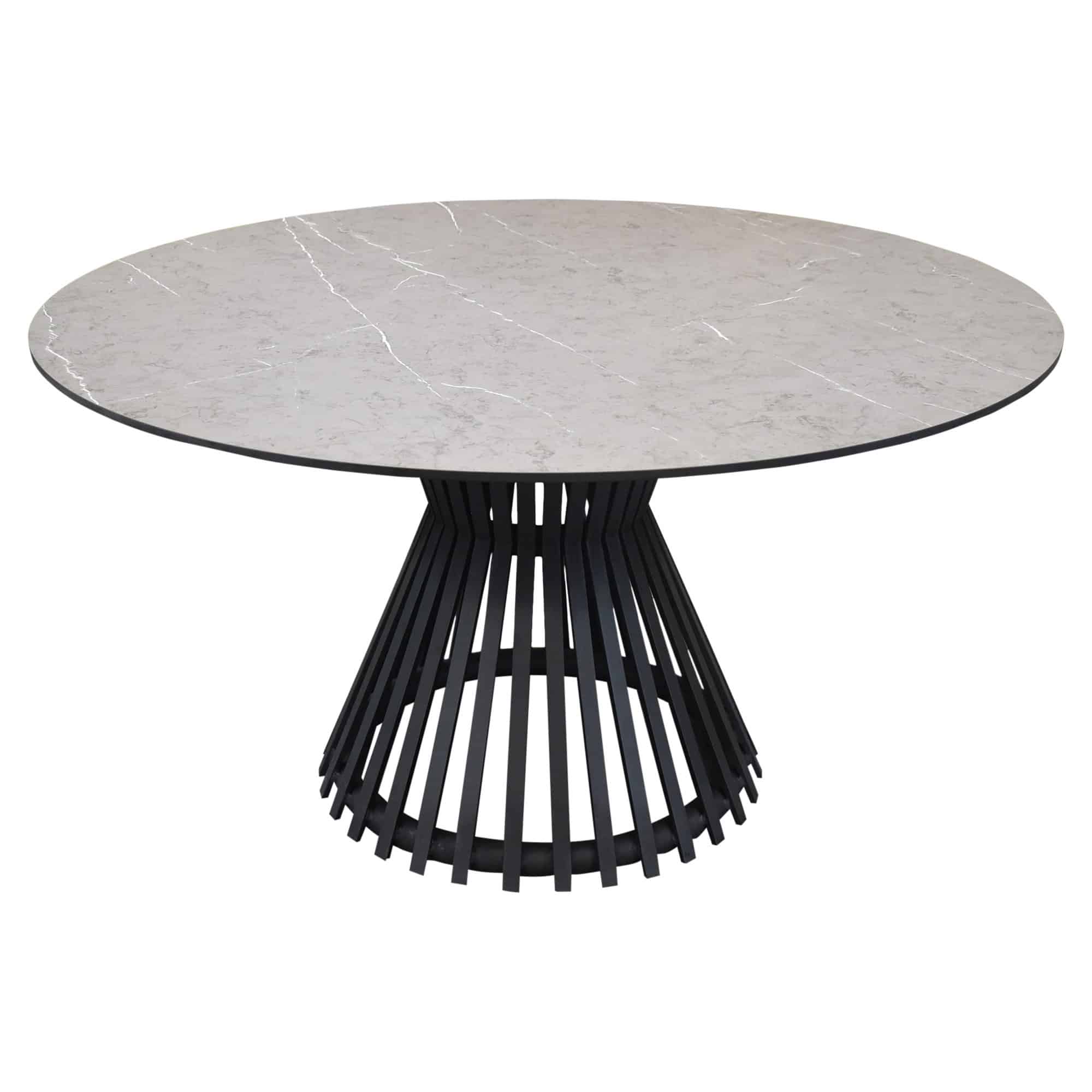 pasadena low dining tuintafel 140xh69 cm keramisch antraciet