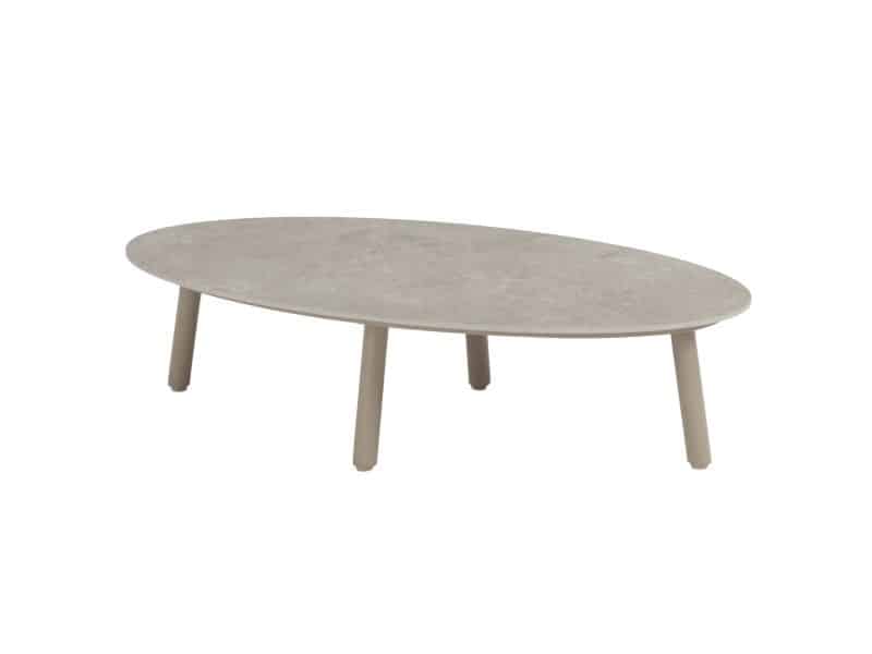 Salute lounge tuintafel 120x65xH30 cm ceramic latte Taste 4SO
