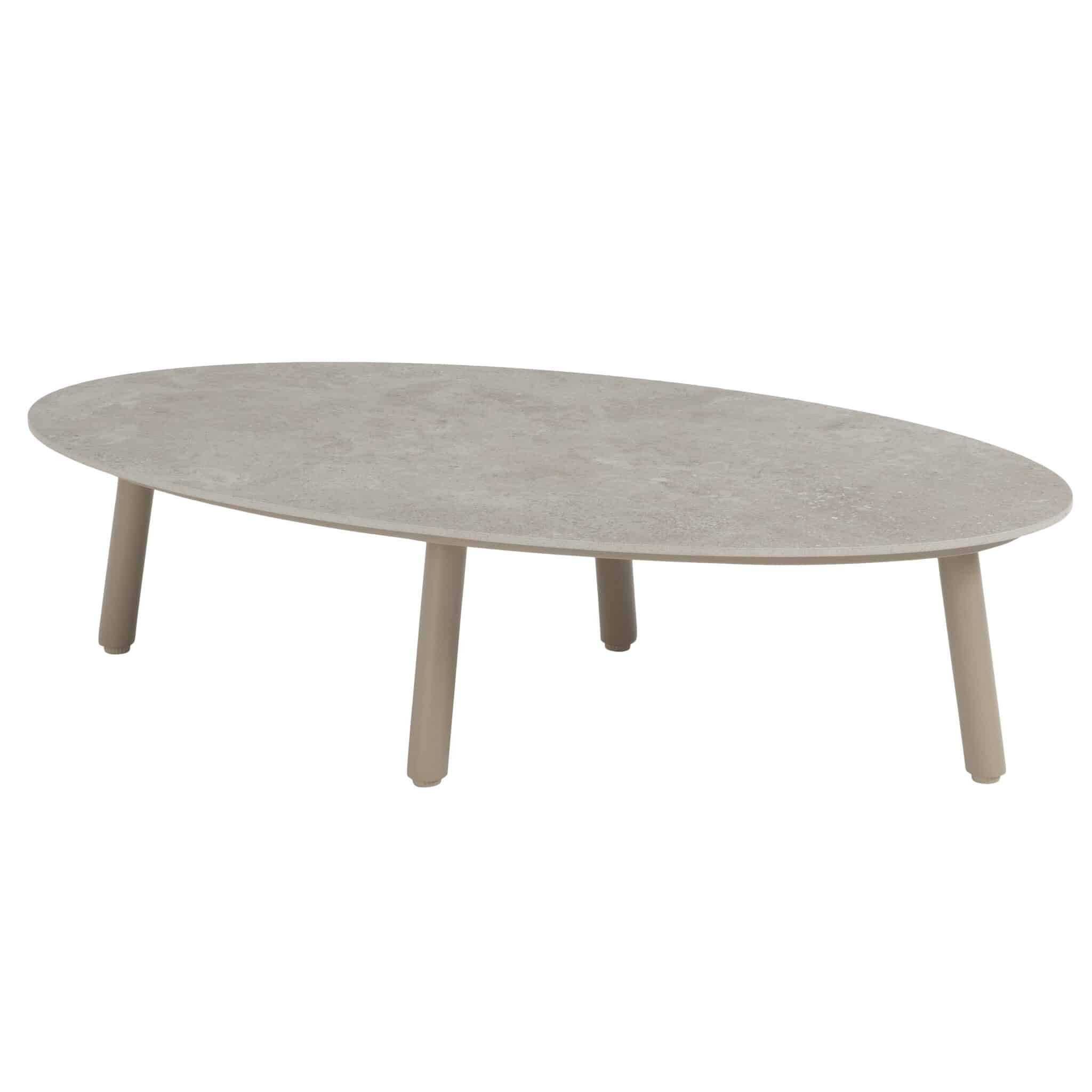 salute lounge tuintafel 120x65xh30 cm ceramic latte taste 4so