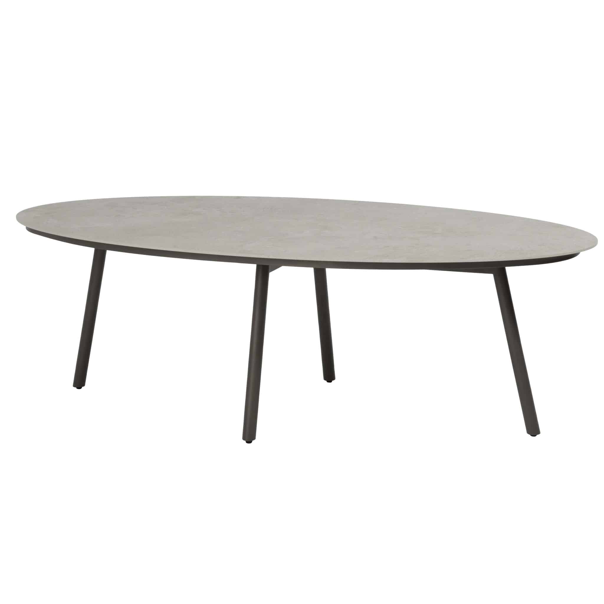 salute low dining tafel ovaal 220x105xh69 cm keramiek terre taste 4so