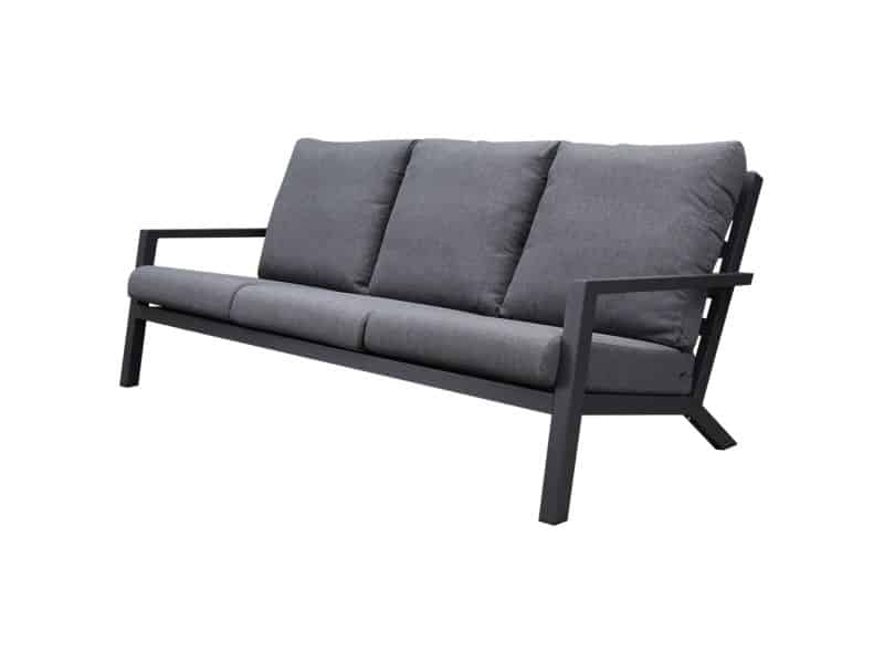 Showroommodel Malaga 3-zitsbank aluminium antraciet
