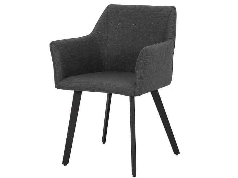 Showroommodel Sarego dining tuinstoel outdoor textileen antraciet ( set van 4)