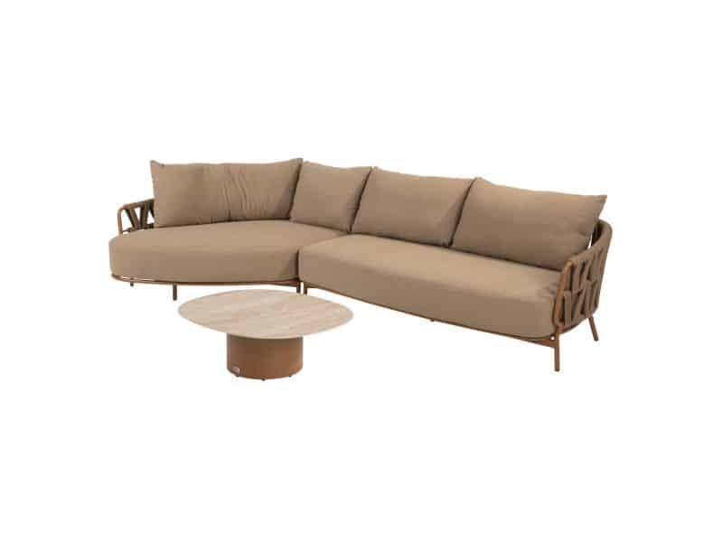 Sofie Biarritz chaise longue loungeset 3 delig keramiek amber 4 Seasons Outdoor