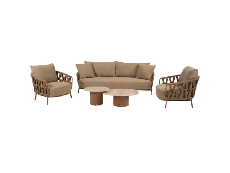 Sofie Biarritz stoel bank loungeset 5 delig amber 4 Seasons Outdoor
