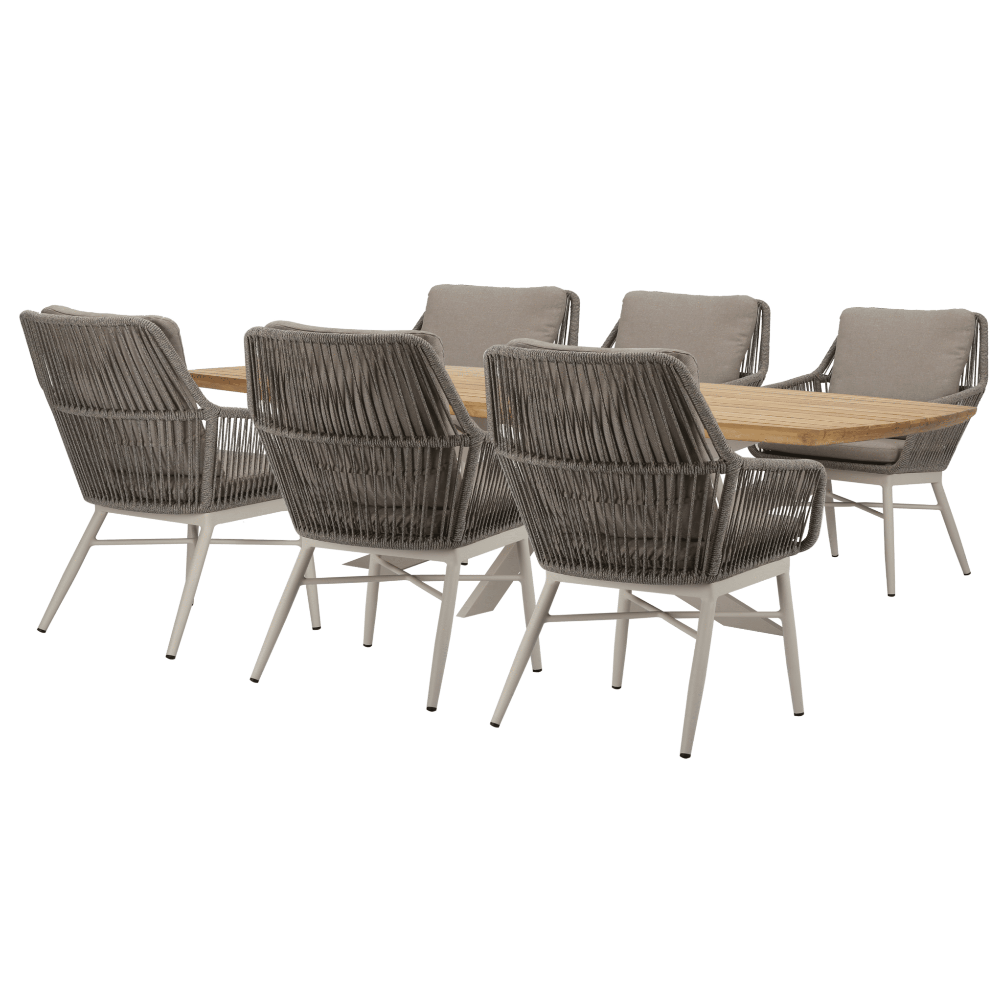 tivoli lido dining tuinset 240x110xh75 cm 7 delig sand