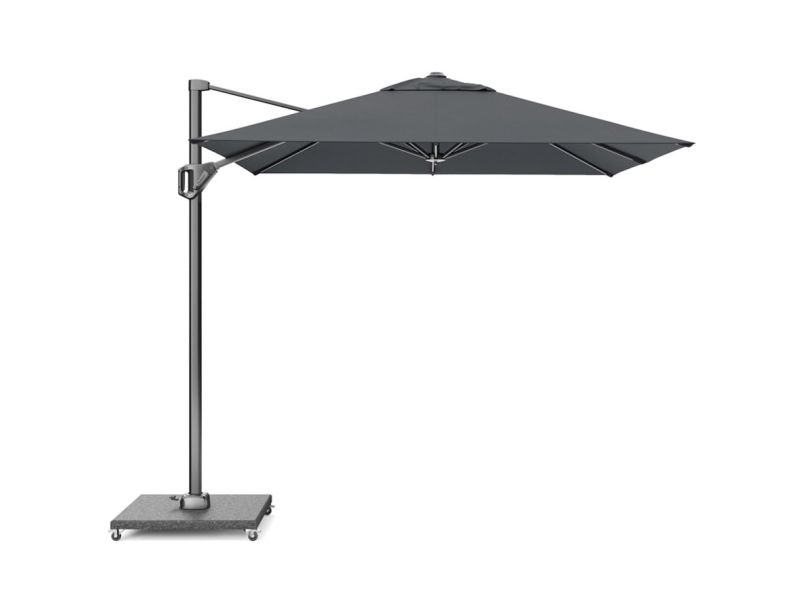 Voyager T1 zweefparasol 250x250 cm antraciet