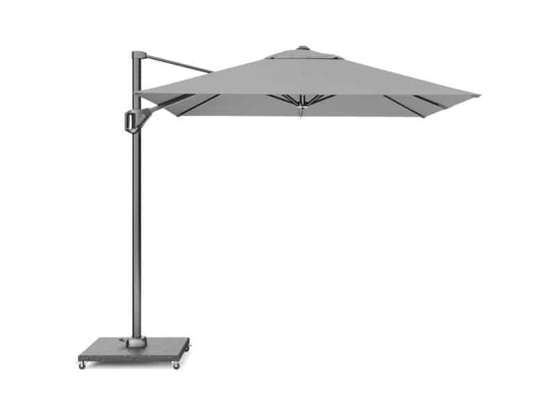 Voyager T1 zweefparasol 250x250 cm lichtgrijs