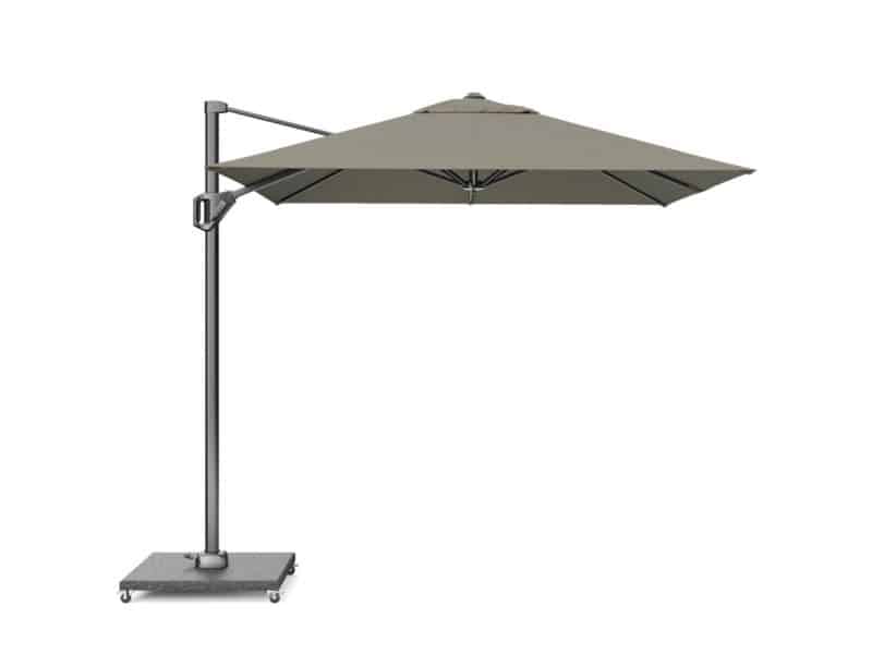 Voyager T1 zweefparasol 250x250 cm taupe
