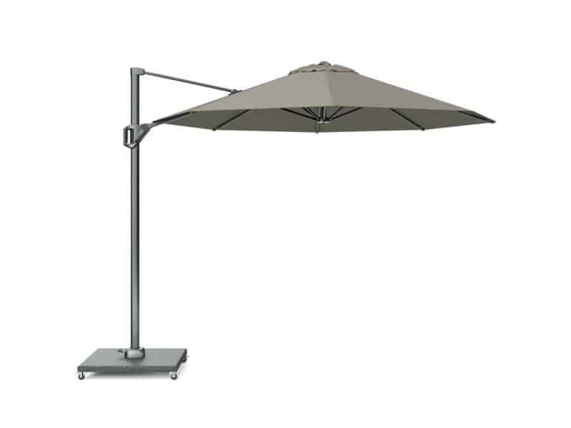 Voyager T1 zweefparasol 300 cm rond taupe