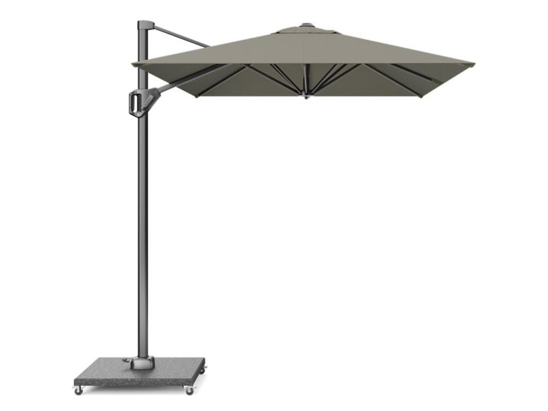Voyager T1 zweefparasol 300x200 cm taupe