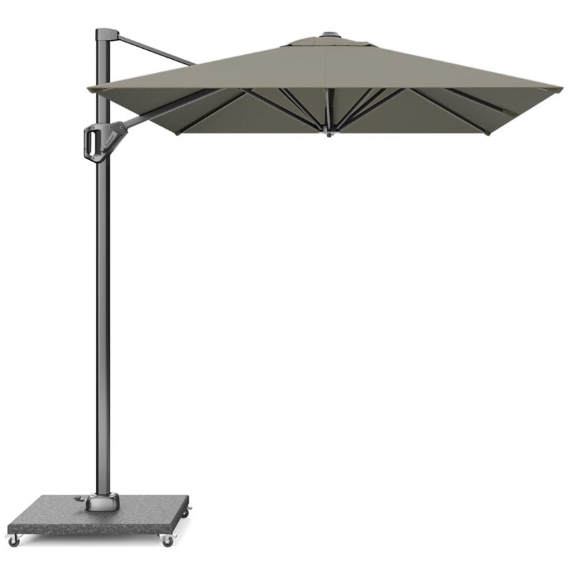 voyager t1 zweefparasol 300×200 cm taupe