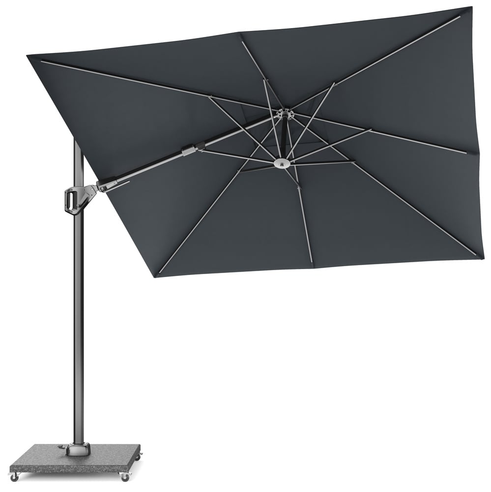 voyager t2 zweefparasol 270×270 cm faded black