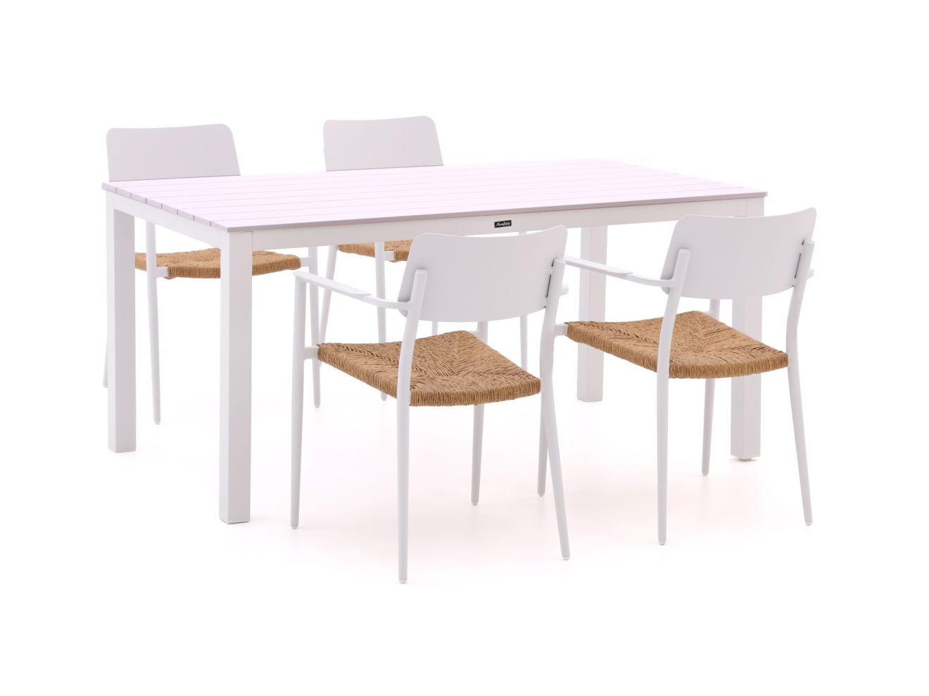 bellagio cino/menzano 160cm dining tuinset 5 delig stapelbaar laagste prijsgarantie!