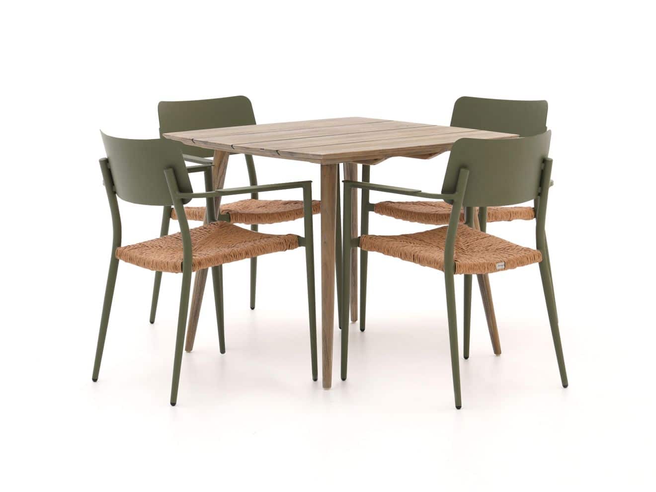bellagio cino/rough k 90cm dining tuinset 5 delig stapelbaar laagste prijsgarantie!