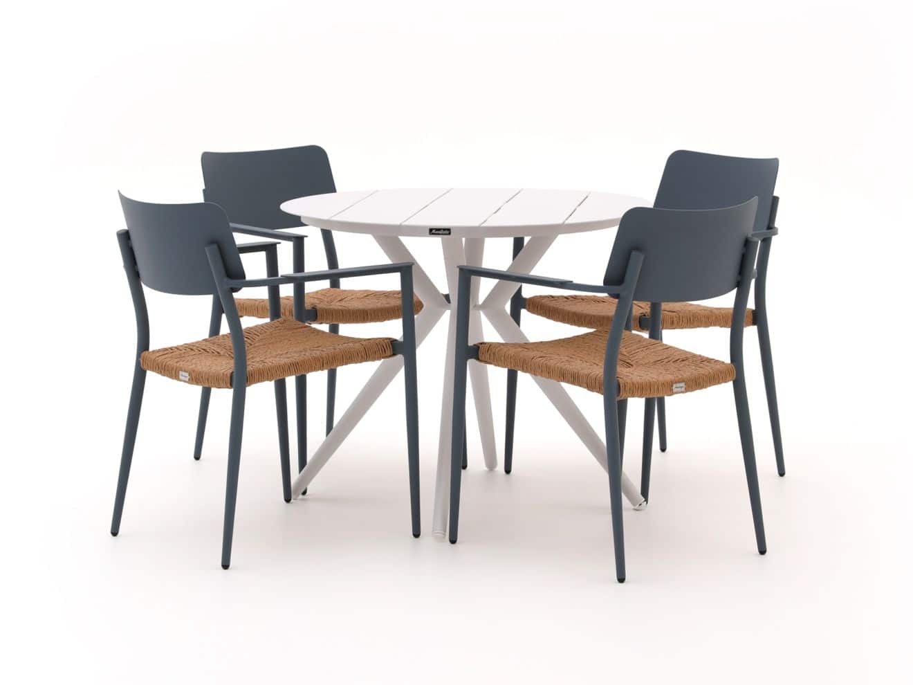 bellagio cino/sora ø 90cm dining tuinset 5 delig stapelbaar laagste prijsgarantie!