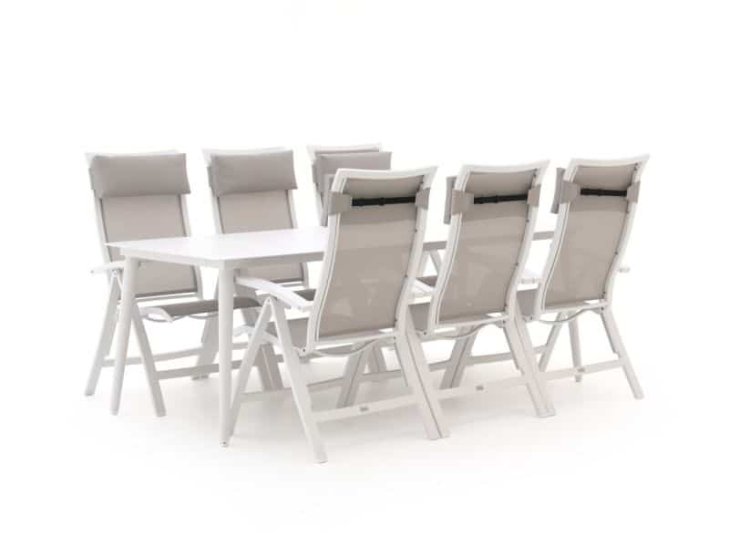 Bellagio Lugo/Sora 220cm dining tuinset 7-delig verstelbaar - Laagste prijsgarantie!