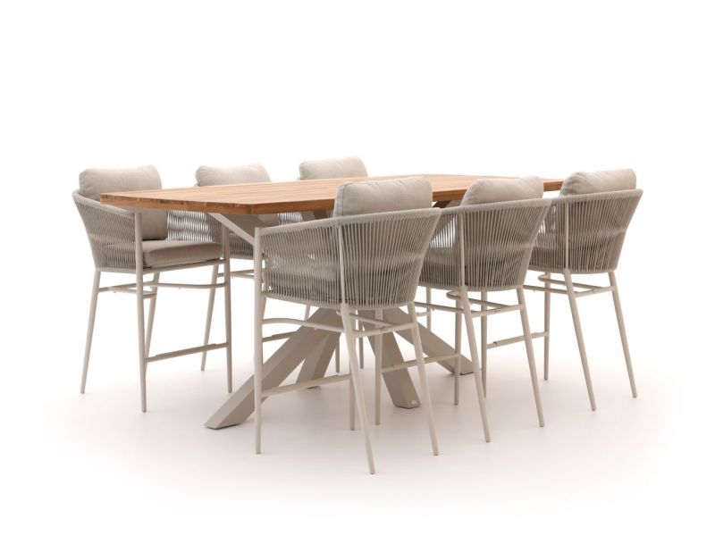 Bellagio Mineo/Induno Deens Ovaal 220cm barset 7-delig - Laagste prijsgarantie!