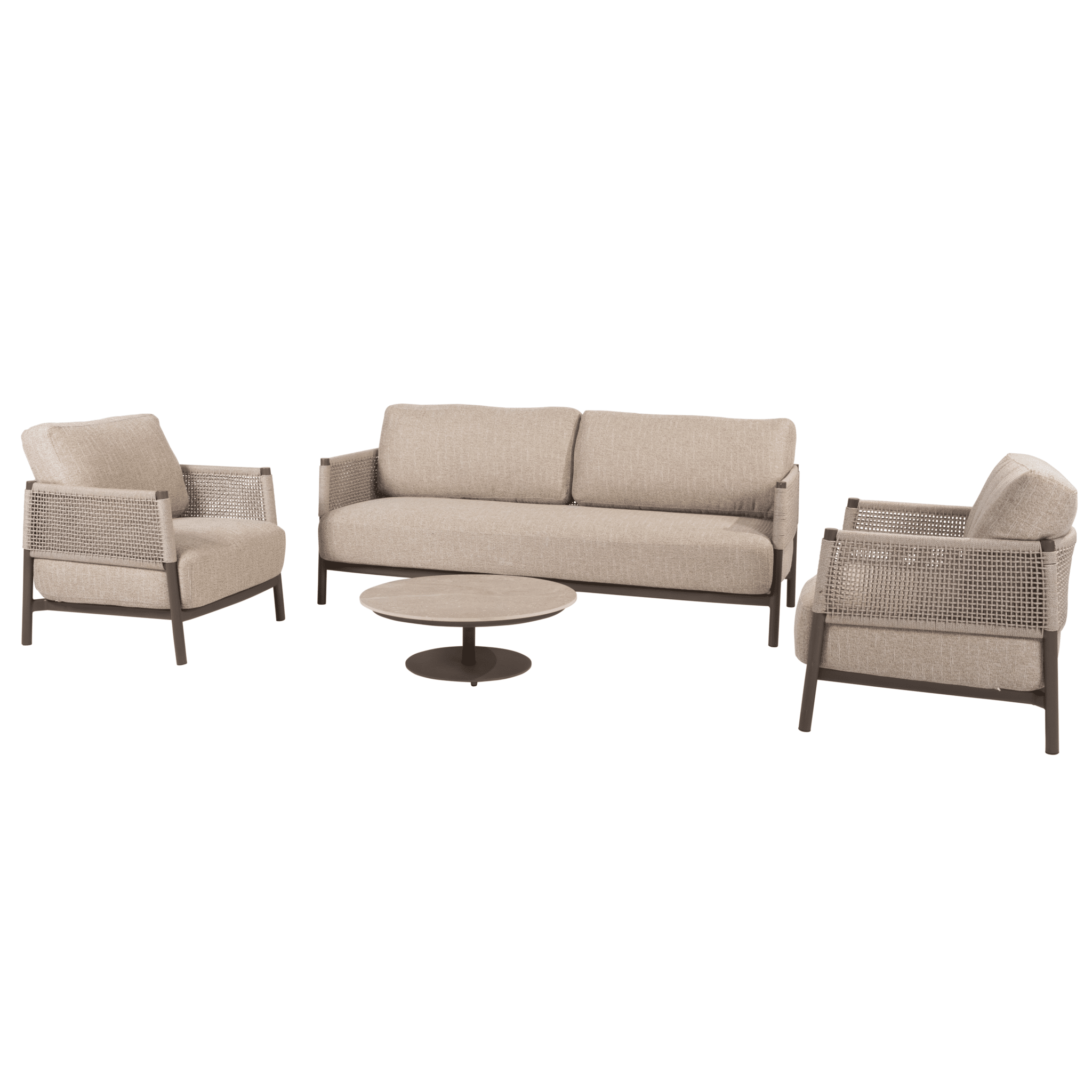 boaz savanne stoel bank loungeset 4 delig keramiek terre 4 seasons outdoor
